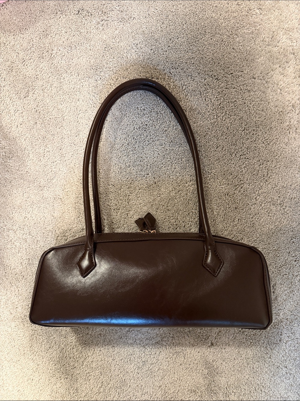 Rachel Zoe Dark Brown Leather Shoulder Bag